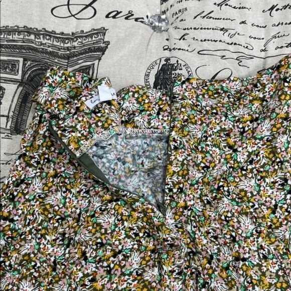 Love, Fire Tie Waist Floral Midi Skirt - Picture 14 of 15